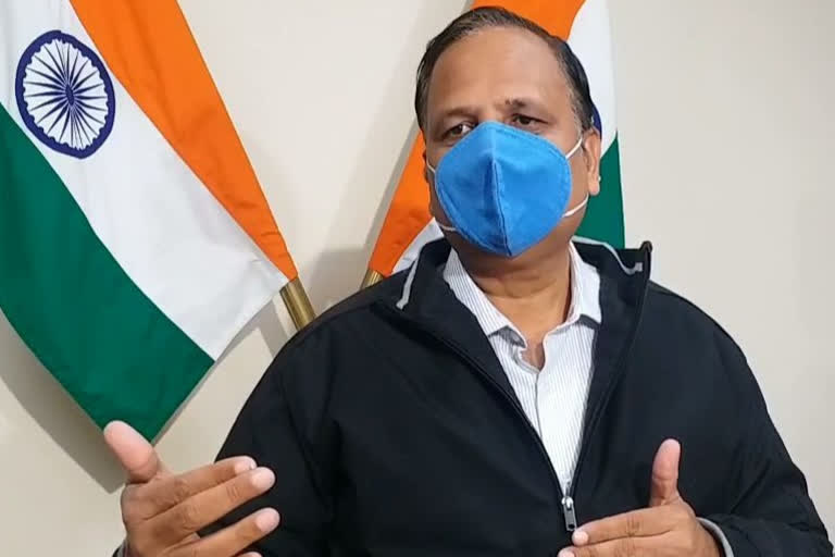 satyendra jain said that corona infection rate in delhi is lowest in india