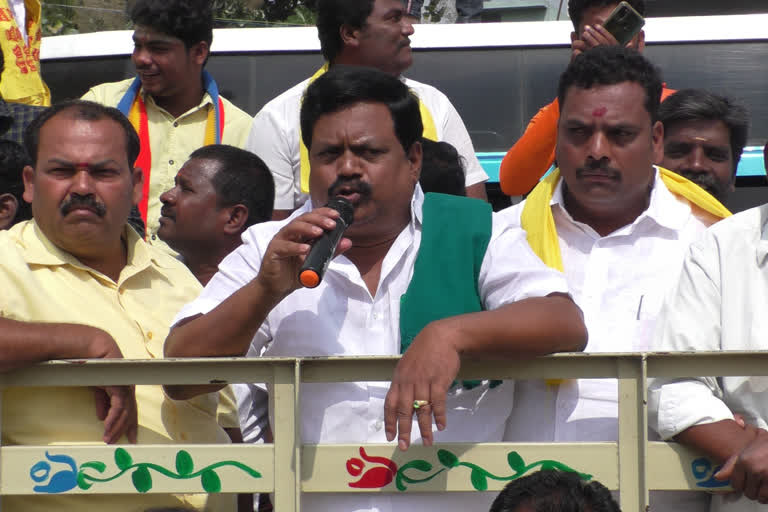 Dharmapuri mp plan to create riots  says  ex pmk mla velusamy