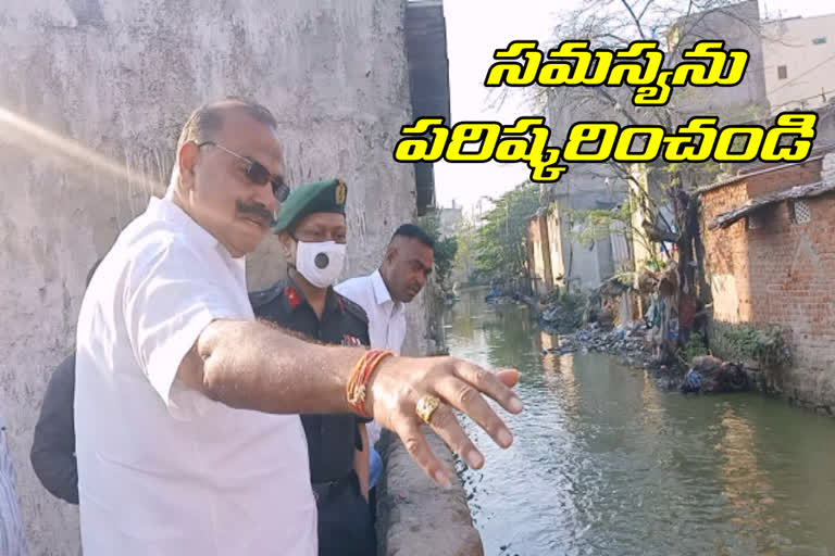 cantonment president visit rasoolpura basti in secunderabad