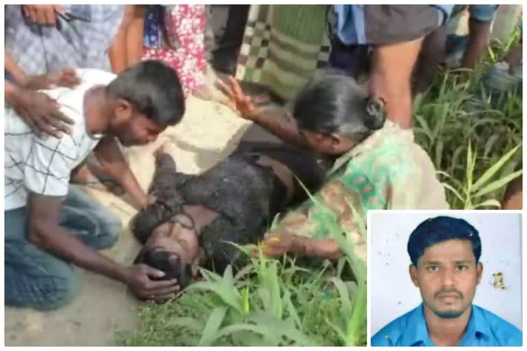 death body Recovery from Palar river