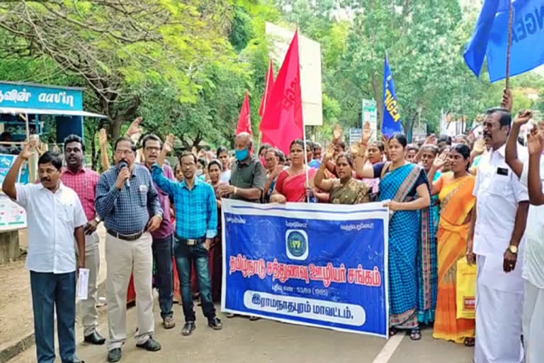 ராமநாதபுரம் சத்துணவு பணியாளர்கள்