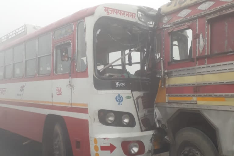 road accident in baraut muzaffarnagar highway