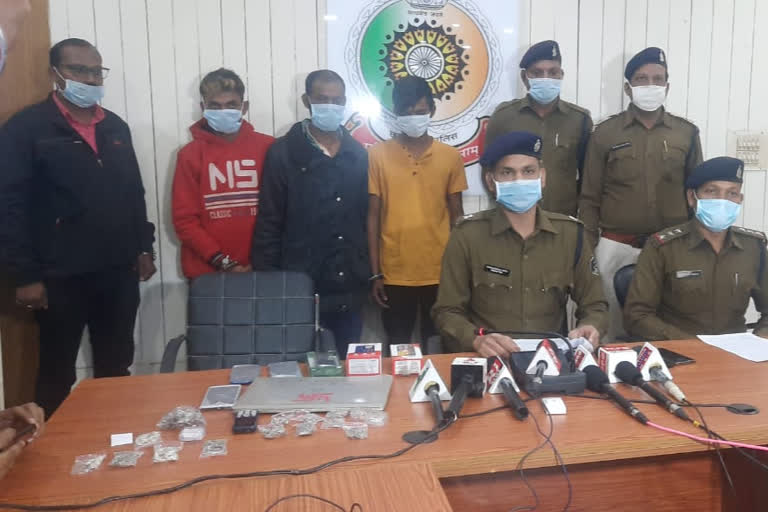 six accused arrested in theft case in raipur