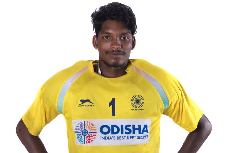 Goalkeeper Sahil Kumar Nayak