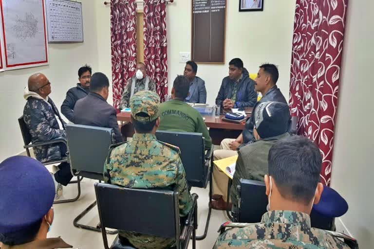 four District Police Officers Meeting in gumla