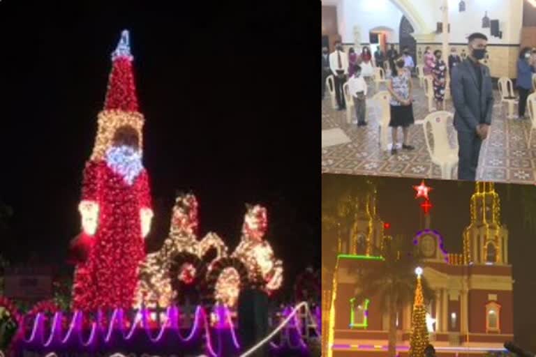 Visuals of midnight mass from CSI Wesley Church in Chennai on #Christmas