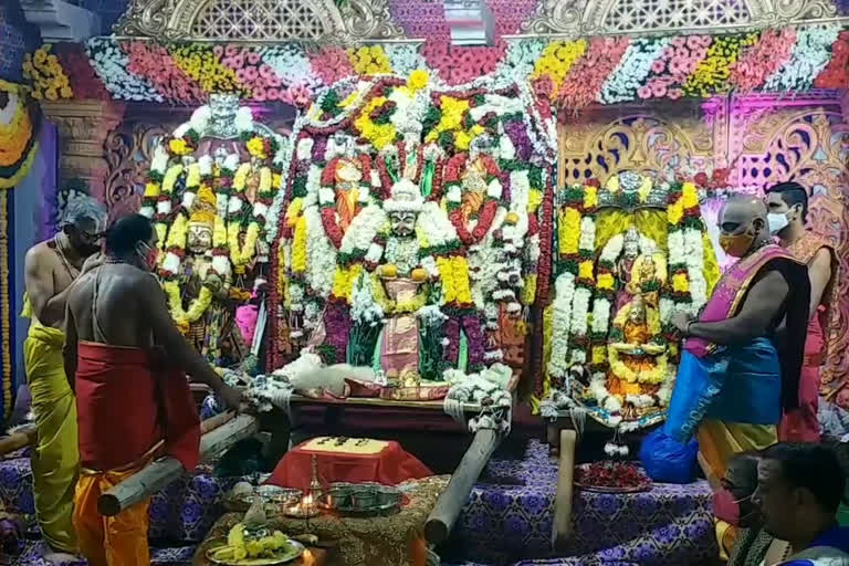 mukkoti ekadasi celebrations at  Dharmapuri Temple in jagtial district