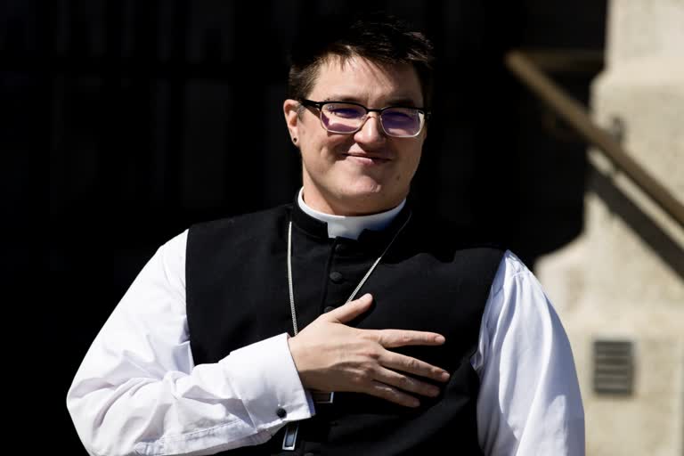 Rohrer, who resigned last June less than a year after his election as the first openly transgender bishop in the Evangelical Lutheran Church in America, filed a lawsuit, Wednesday, March 1, 2023, alleging gender discrimination and a hostile work environment. Rohrer resigned as bishop of the ELCA's Sierra Pacific Synod amid accusations of racism, after he fired the pastor of a predominantly Latino, congregation.