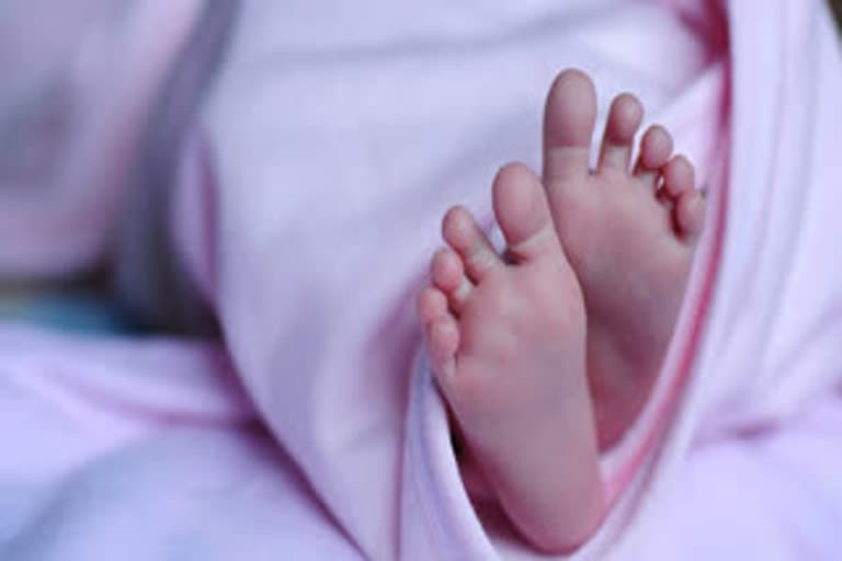 A baby boy found on the road side in Krishnagiri