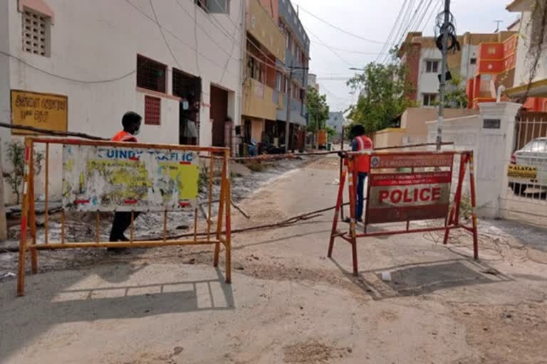 Chennai containment zone details