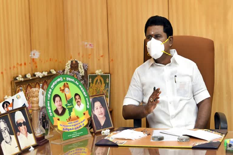  Minister kamaraj discussion with officials 