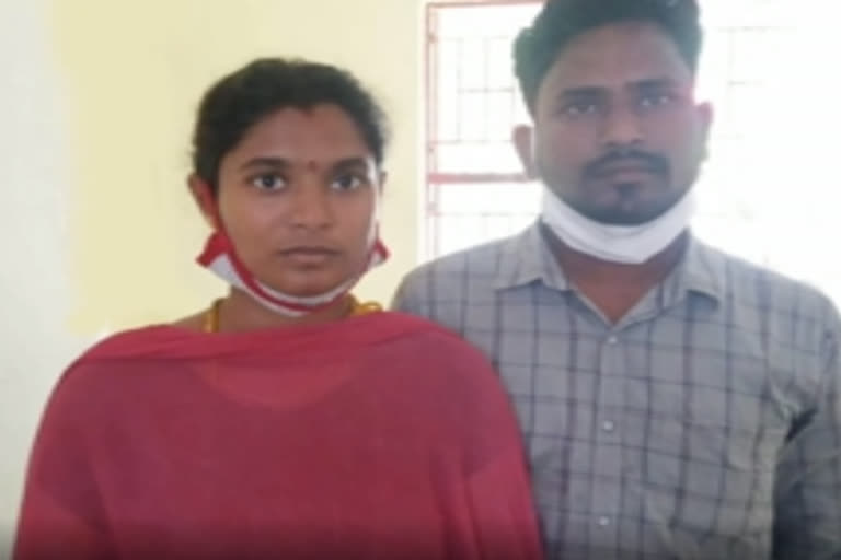 lovers took refuge at the Thiruvaiyaru police station