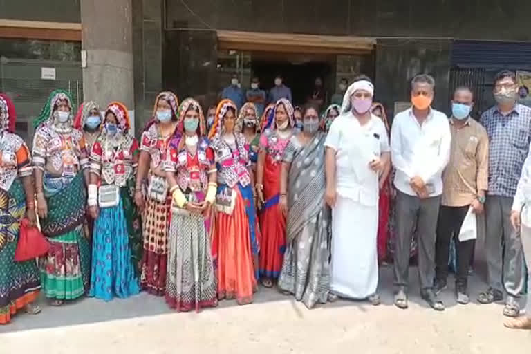 tribal women complaint to sc st commission, hyderabad sc, st commission  