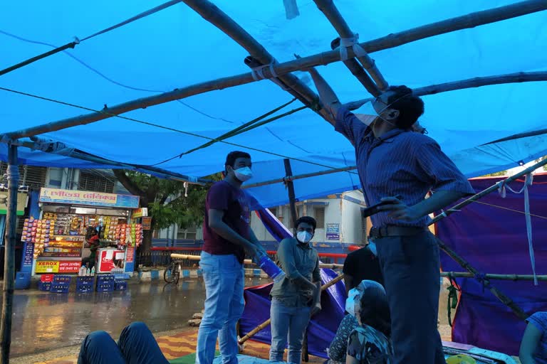 student's agitation at Kolkata Medical