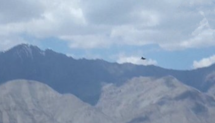 Military chopper and fighter jet activity seen in Leh, Ladakh