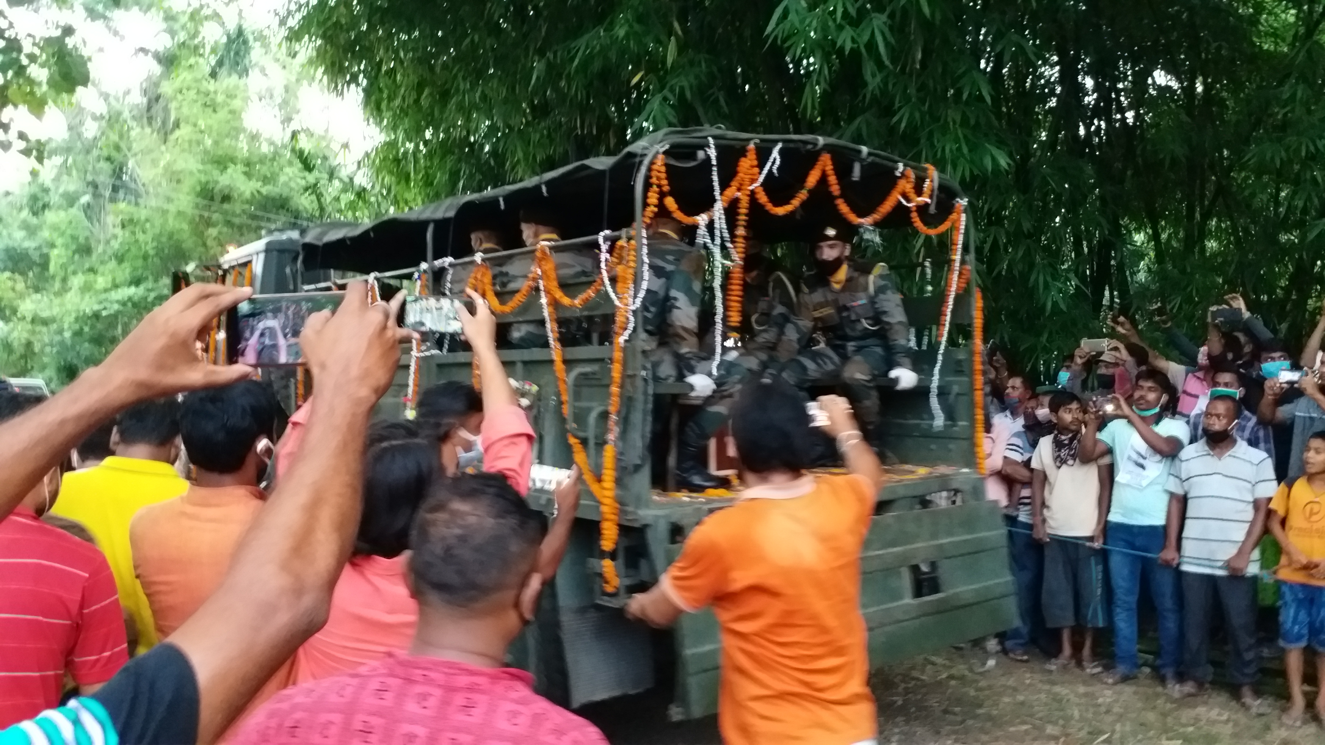 Mortal remains of Havaldar Bipul Roy