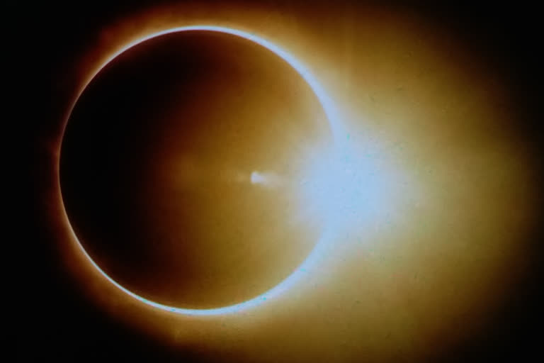 Rare celestial event-  'ring of fire' eclipse