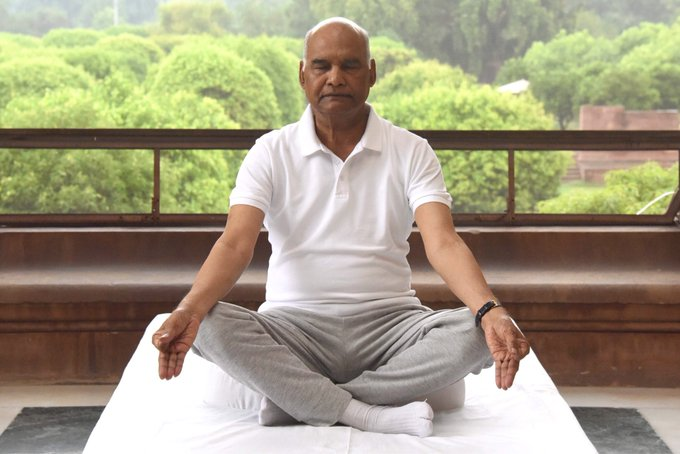 Celebrities participated in the Sixth Yoga Day