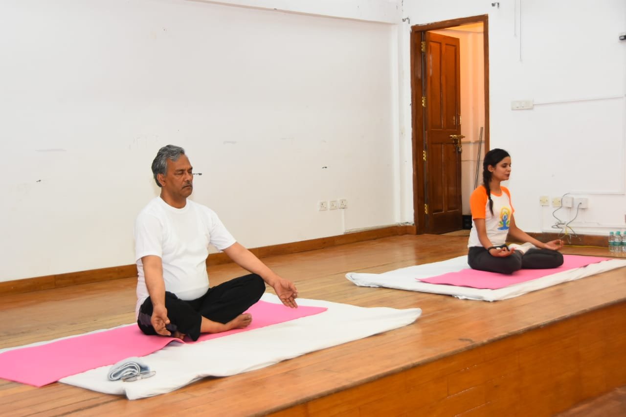 Celebrities participated in the Sixth Yoga Day