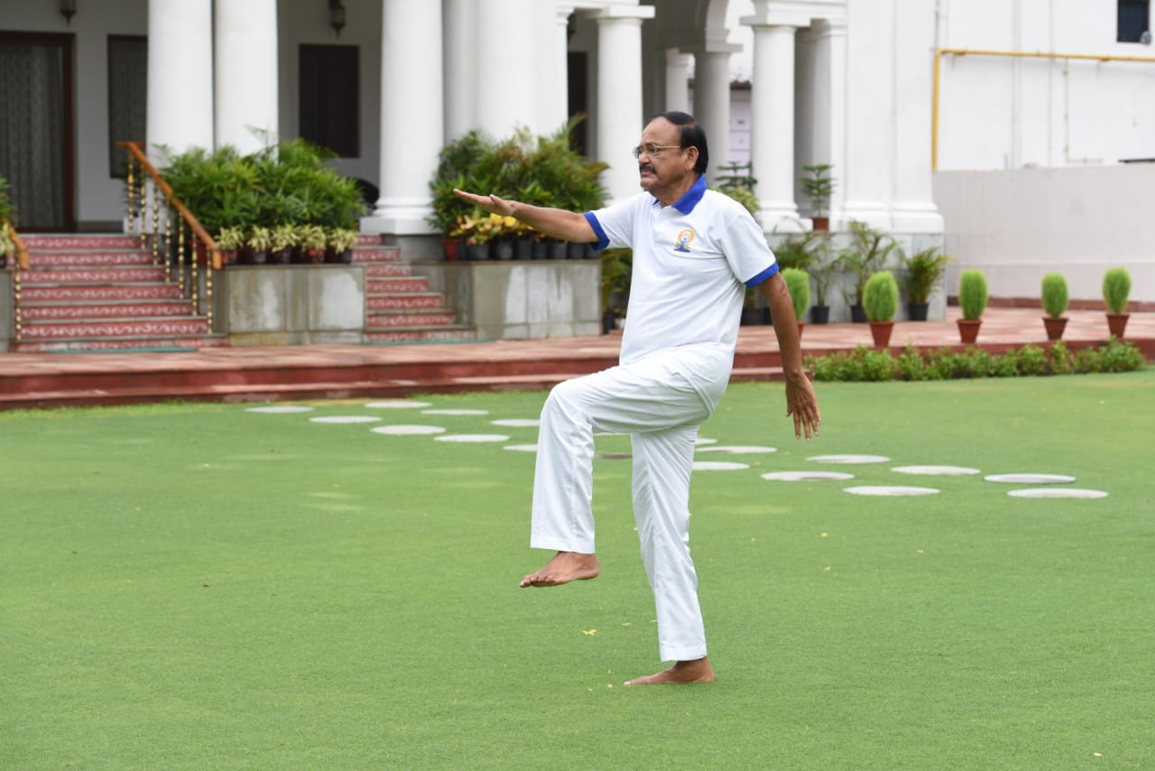 Celebrities participated in the Sixth Yoga Day