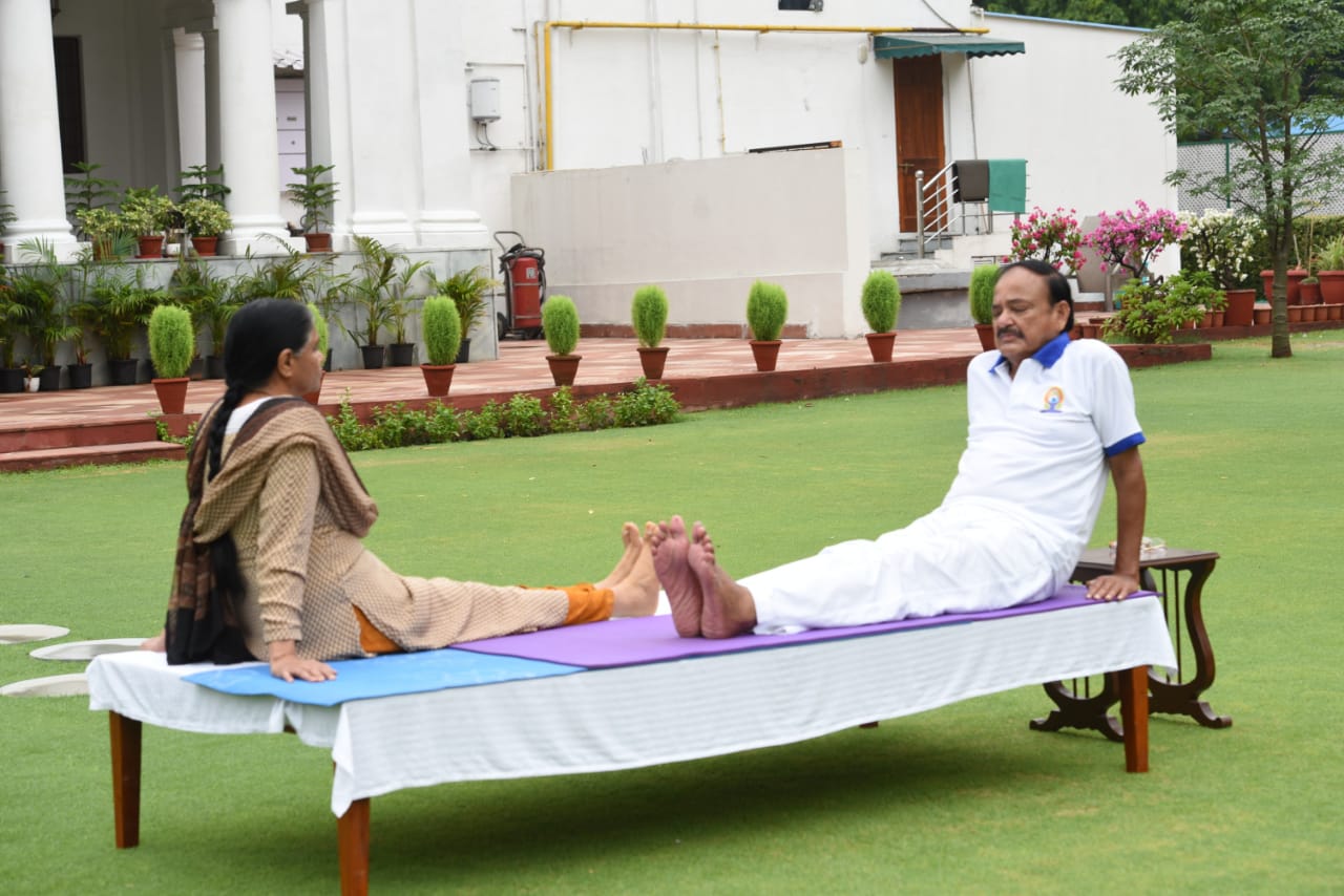 Celebrities participated in the Sixth Yoga Day