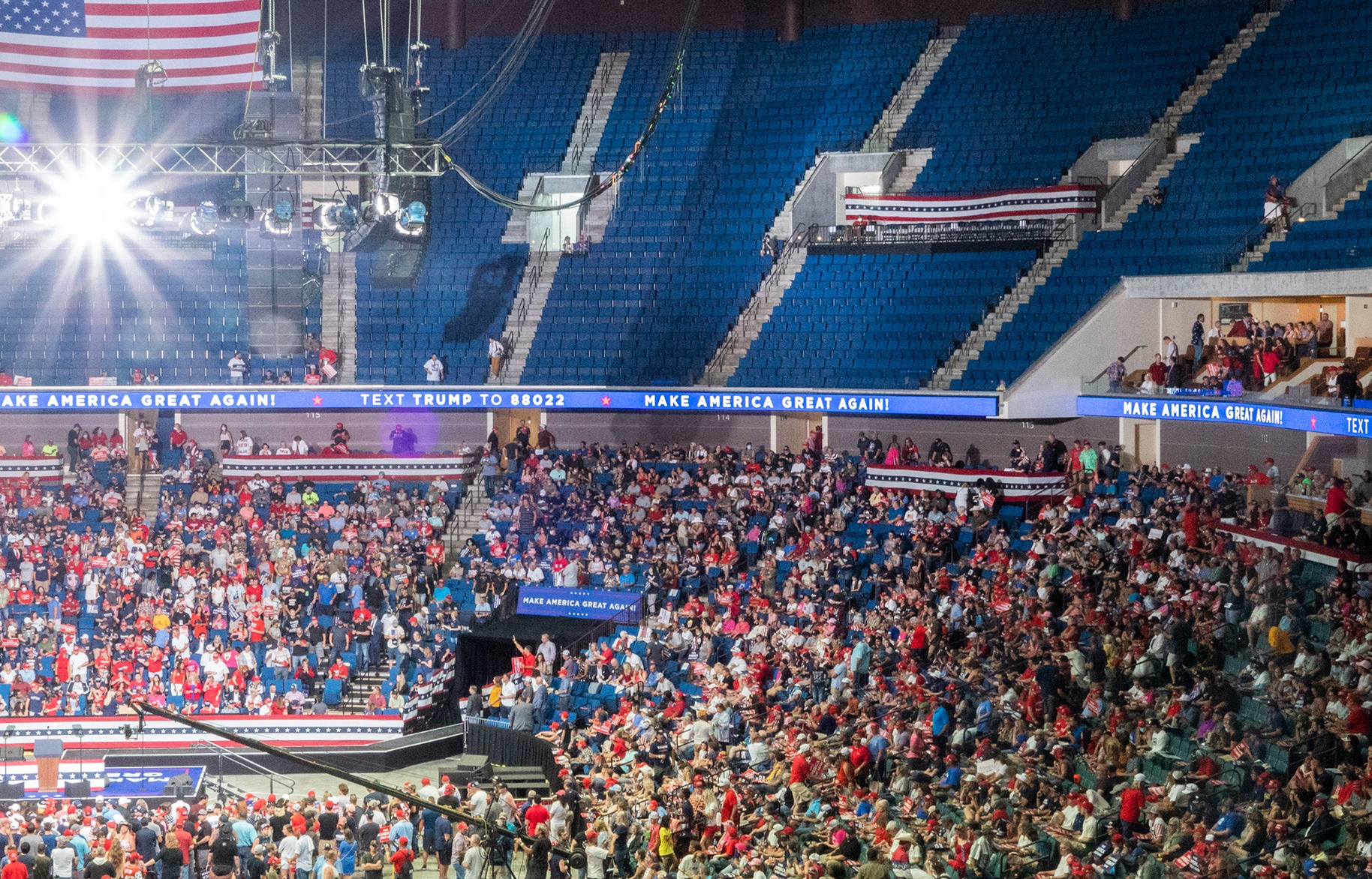 BOK Center Tulsa rally trump