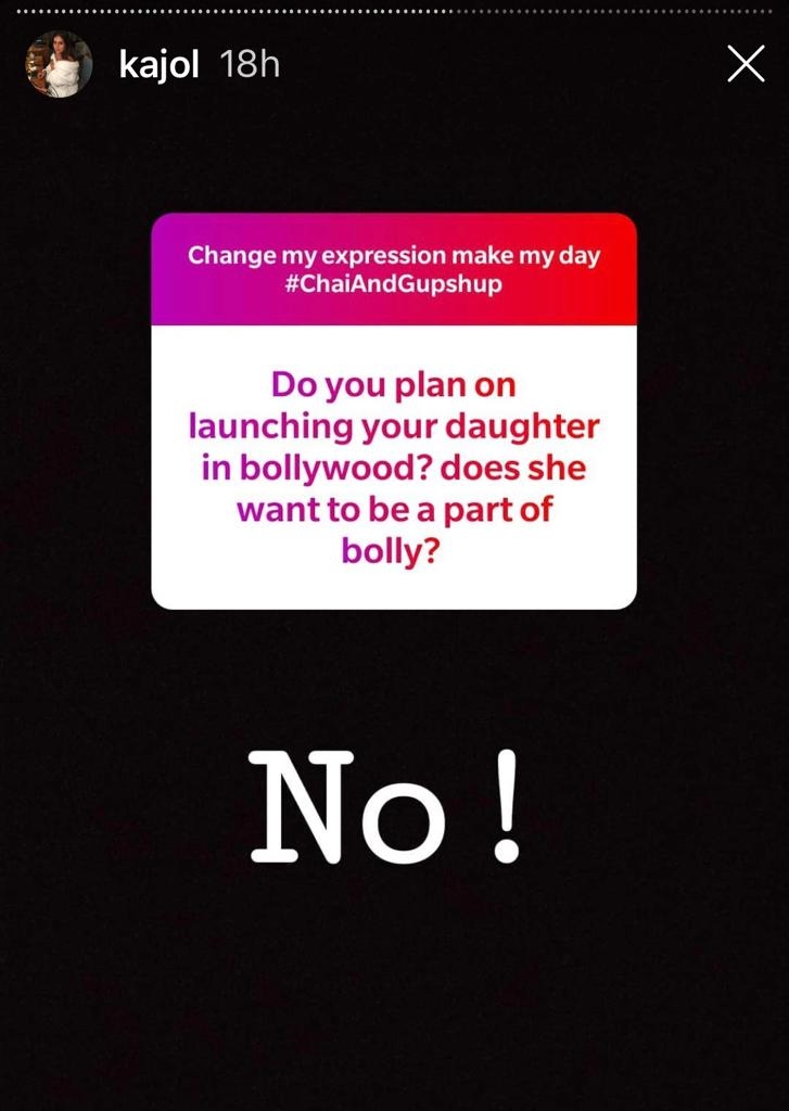 kajol instagram story, ETVbharat