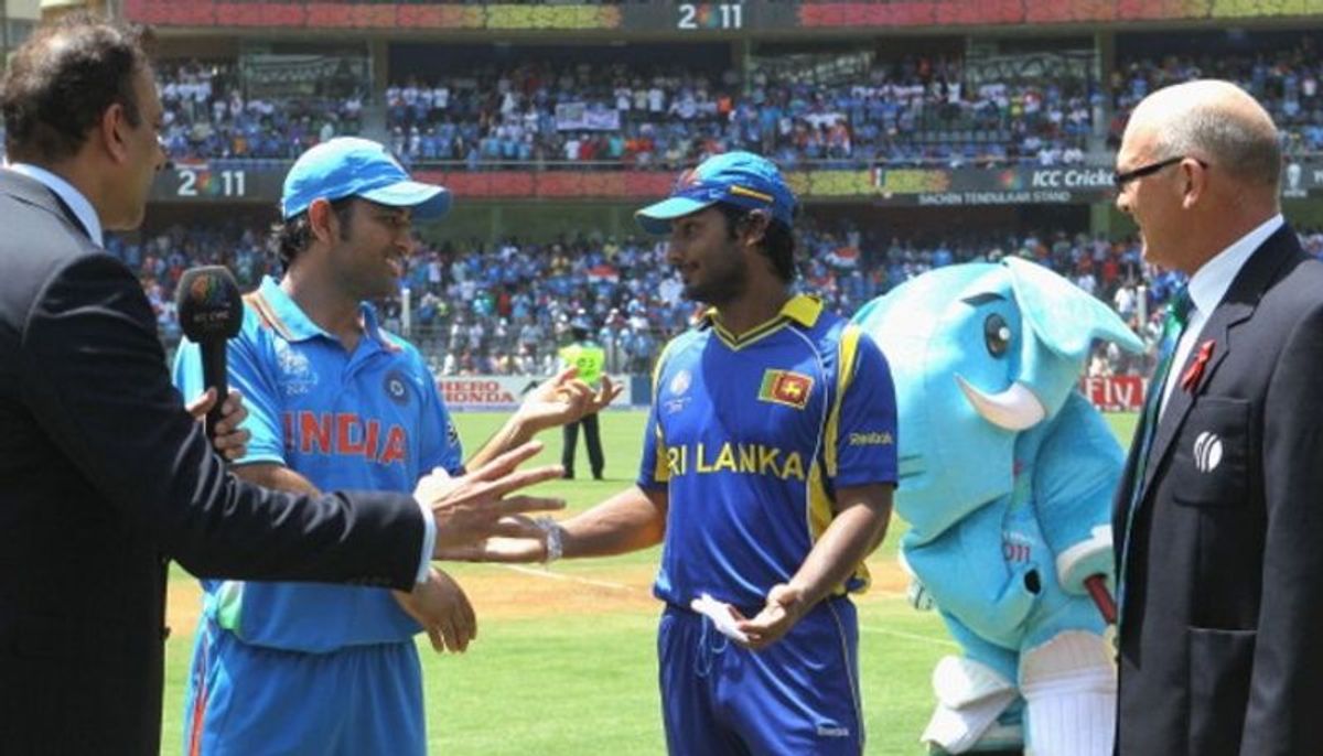 MS Dhoni and Kumar Sangakkara