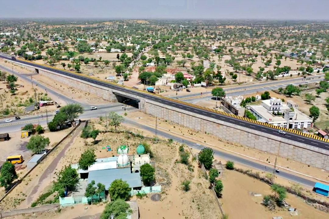 sikar news  national highway in sikar  national highway news  national highway in india  national highway from sikar  highway in rajasthan  highway in sikar  triveni sangam of national highway  highway connecting several states  etv bharat news