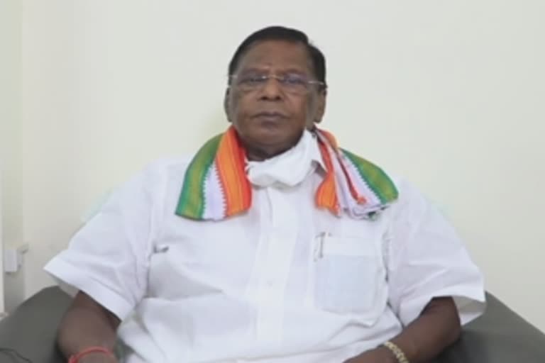 புதுச்சேரி முதலமைச்சர் நாராயணசாமி