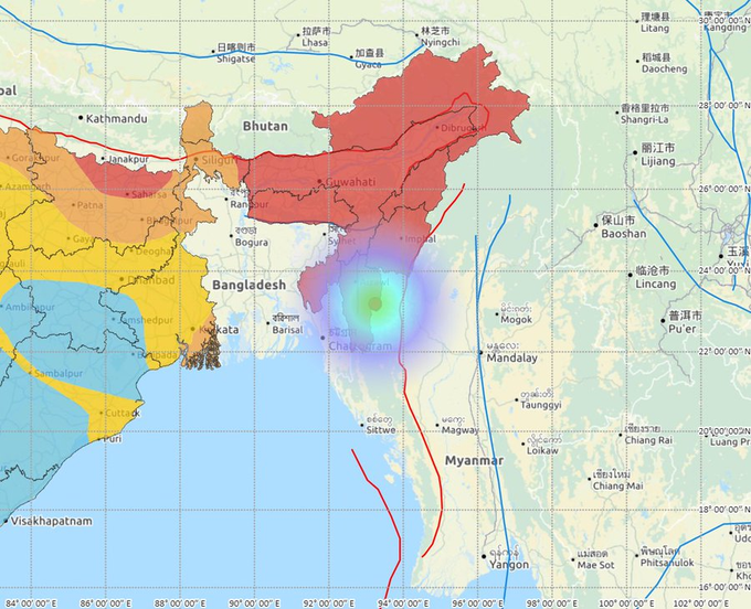 Another earthquake of magnitude 4.1 hits Mizoram