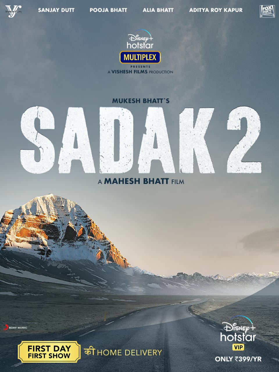 sadak 2 first look poster