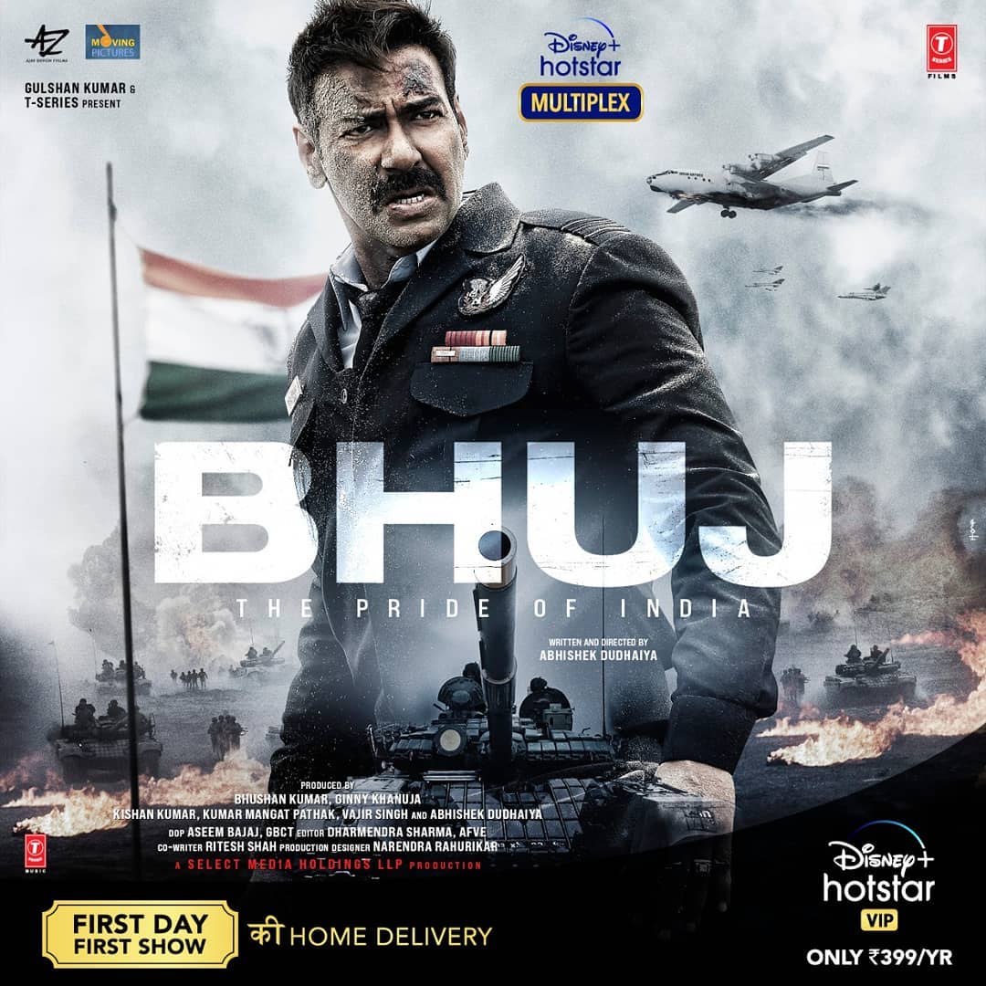 Bhuj, disney+hotstar, OTT release, ETVbharat