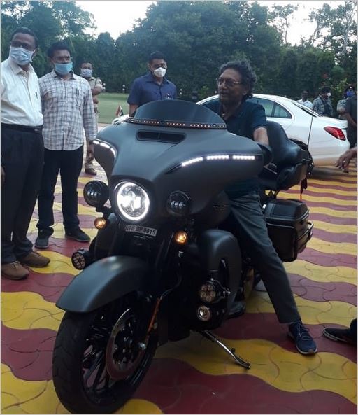 CJI photo with Harley Davidson superbike goes viral