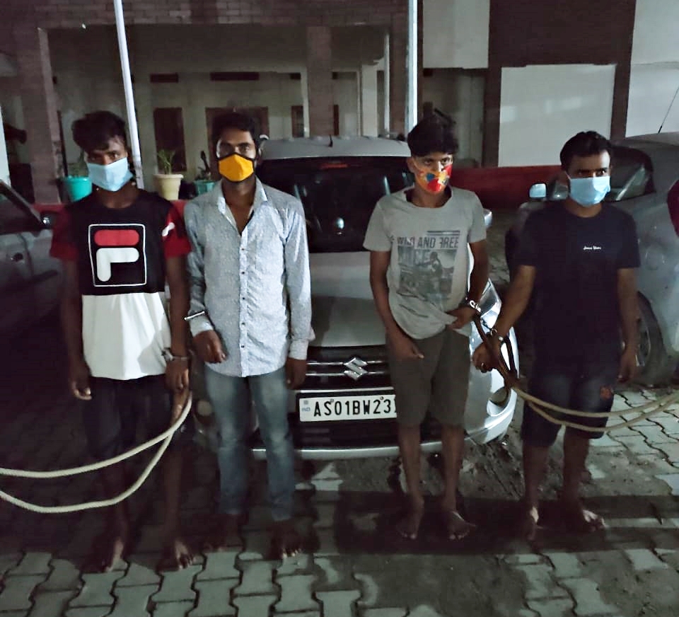 DHUBRI POLICE RAID SEIZED DRUGS AND FOUR DRUGS PADDLER ARRESTED