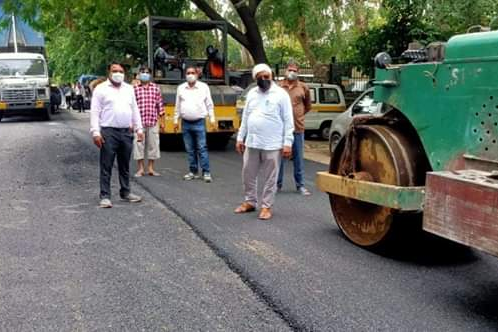 Rajendra Pal Gautam inspected