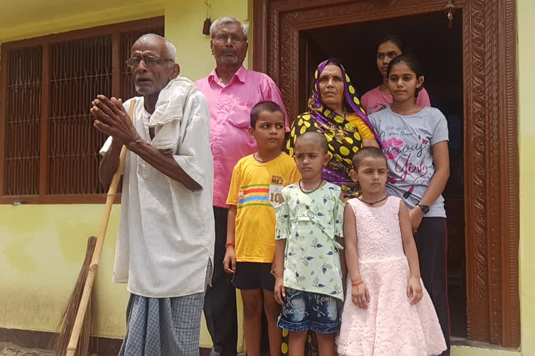 Pawan Kumar Choubey's family members in Varanasi