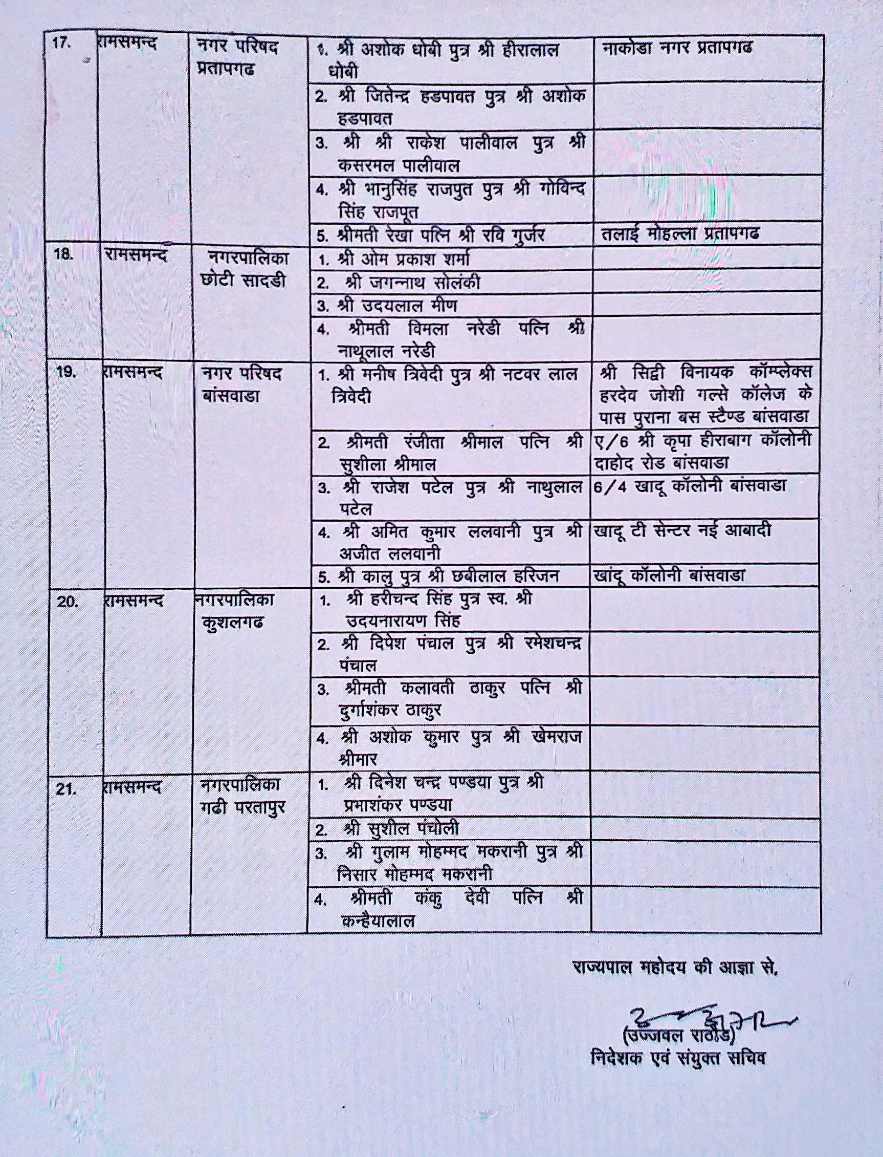 jaipur news  etv bharat news  ujjwal singh rathore  nominated member  urban bodies  self-governance unit  nominated members in urban bodies