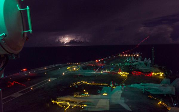 dual-carrier-uss-nimitz-uss-ronald-reagan-exercises-in-south-china-sea