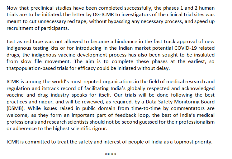 ICMR give clarification on corona vaccine trial and fixed date to launch it