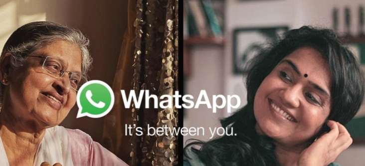 WhatsApp launches its first global brand campaign, first brand campaign by WhatsApp, communicate with family & friends , ବ୍ରାଣ୍ଡ କ୍ୟାମ୍ପେନ ଆରମ୍ଭ କଲା ହ୍ବାଟ୍ସଆପ, It's Between You