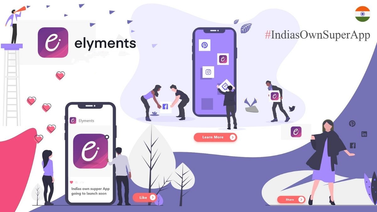 Vice President to launch India's first social media app 'Elyments'