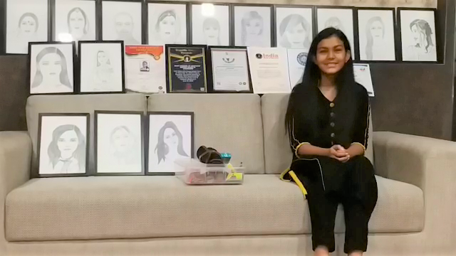 Sketch Artist Aditi Kalyani, Youngest storyteller in female category