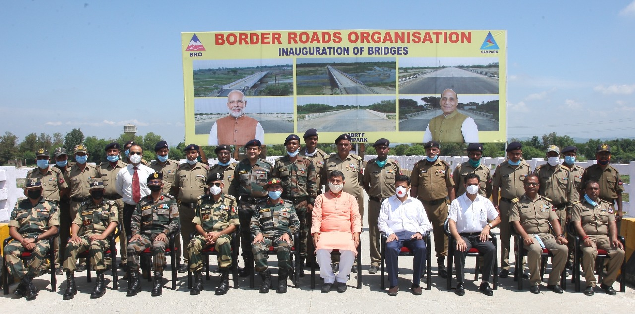 Rajnath Singh inaugurates 6 bridges built by BRO