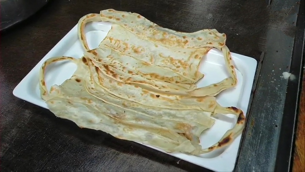 Mask Shaped Parotta in the time of corona in temple City