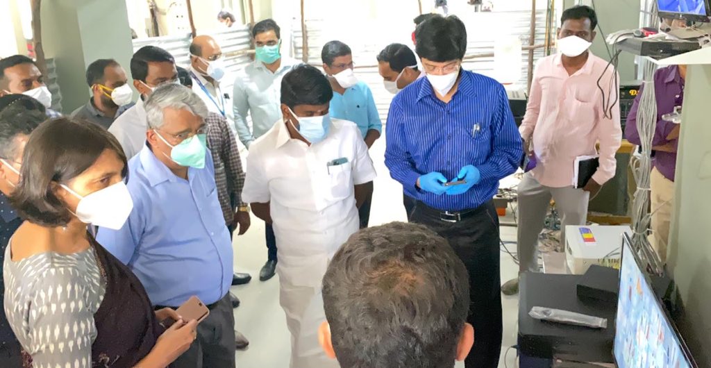 Central team visits COVID-19 facilities in Tamil Nadu