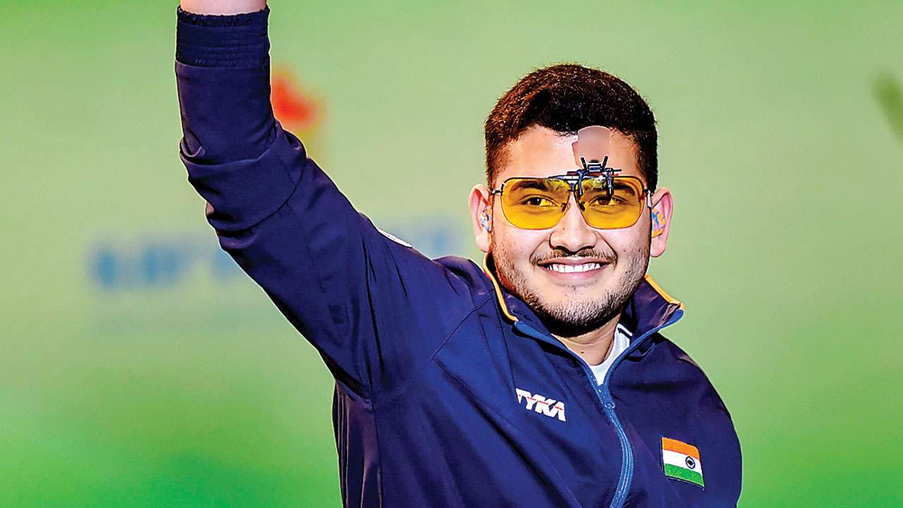 Shooter, Anish Bhanwala, bags, gold, Junior World Cup