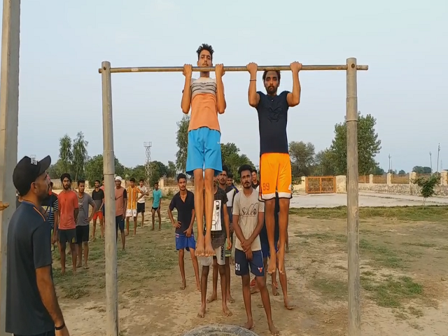 Mansa youth working hard to join indian army