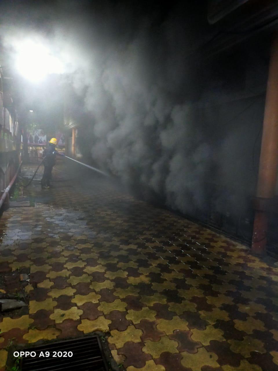 Fire breaks out at a shopping centre at Borivali West in Mumbai