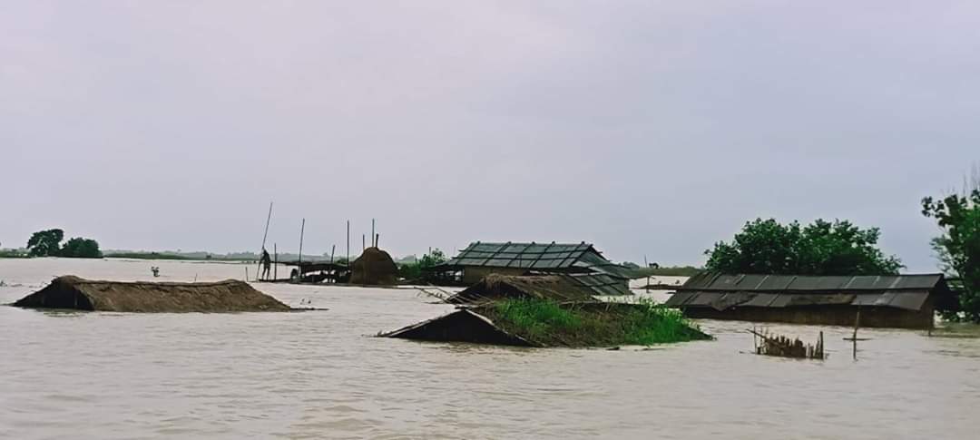 flood situation of jonai assam worsened